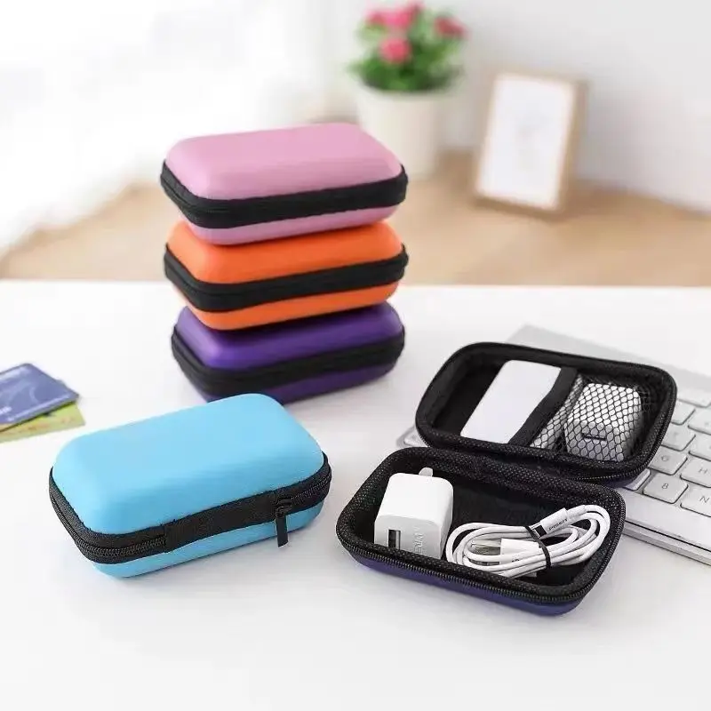 For Mobile Phone Accessories Charger Data Cable Storage Bag Portable Earphone Storage Box Charger Plug Protective Cover Bag