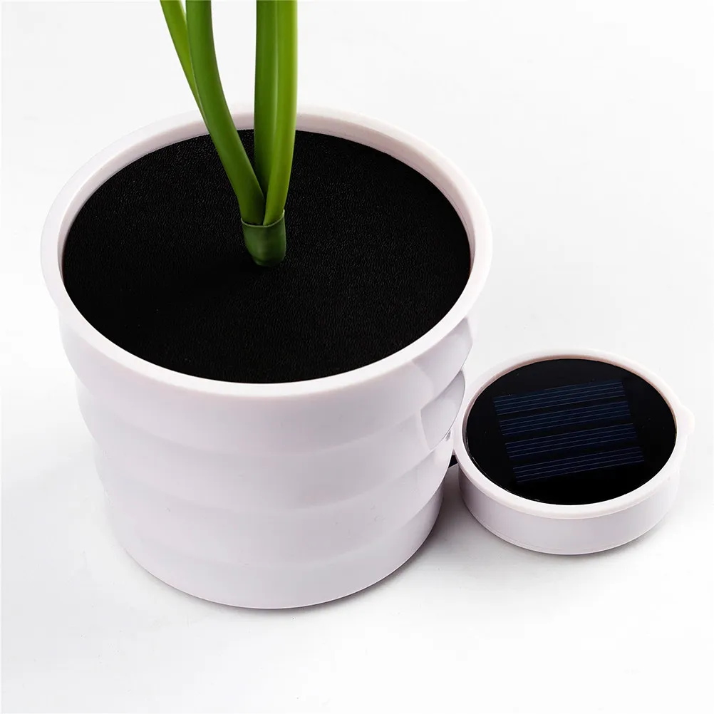 Decor Solar Lights Outdoor Flower Garden Lily Ornaments Decorations for outside Flowers