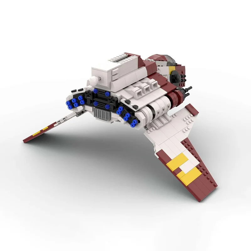 Nowy zestaw klocków konstrukcyjnych 803 elementy Moc Star Battle NU-class attack shuttle, model do samodzielnego montażu, kreatywne zabawki edukacyjne, prezent dla dziecka