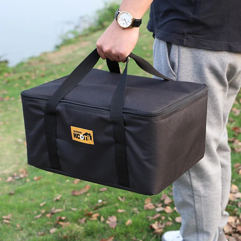 Outdoor Camping Waterproof Storage Box Cloth Bag Storage Bag Thickened Multi-functional Portable Travel Storage Bag Bundle Mouth