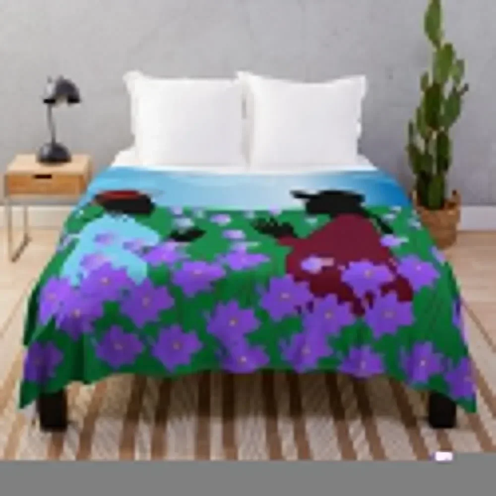 

The Color Purple Nettie & Celie Throw Blanket Thin Soft Blanket for Summer Night Sleeping