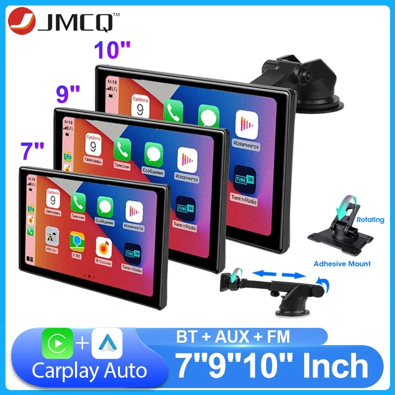 

JMCQ 7"9"10" Wireless Carplay And Android Auto Universal Car Radio Multimedia Video Player Bluetooth 5.0 For Honda Toyota Nissan