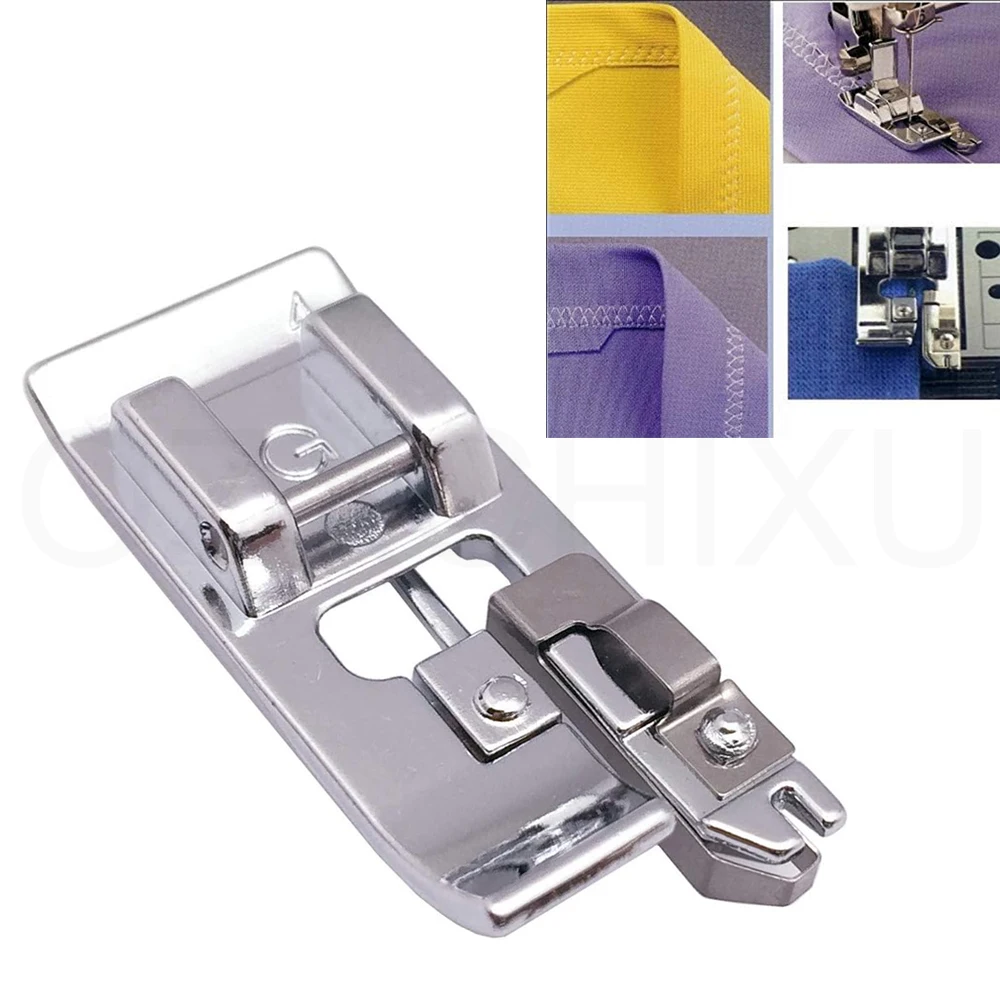 Overcast Presser Foot (G) XC3098051 Sewing Accessories Parts Snap On Domestic Sewing Machine Singer Brother Babylock Simplicit