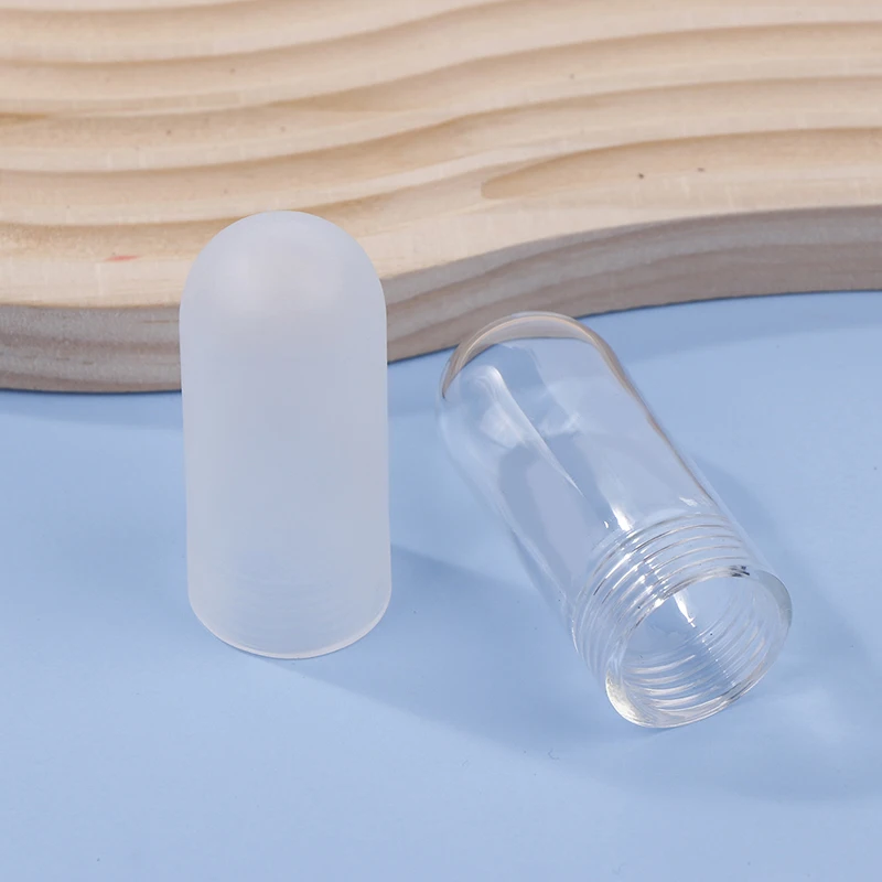 (Ce14)1pc Tubular G9 Clear Glass Cover Threaded Neck Lamp Shade Replacement Sturdy Glass Protectant Tube Frost Cover For G9 Bulb