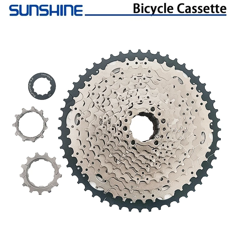 SUNSHINE MTB Bike 12 Speed Freewheel Cassette Flywheel 12S 34T 46T 50T 52T for SHIMANO SRAM Bicycle Part MTB Road Bike Cassette