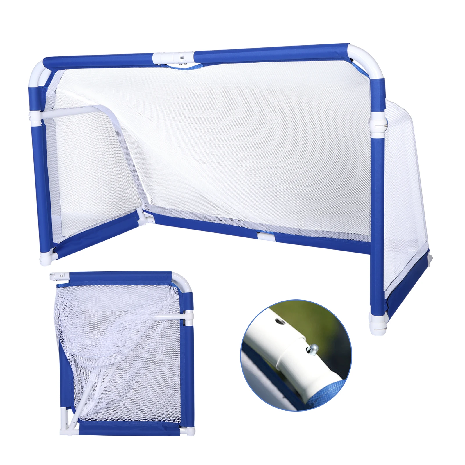 

Soccer Goal Portable Folding Soccer Net Aluminum Alloy Weatherproof Football Goal Football Accessory For Backyard Practice Play