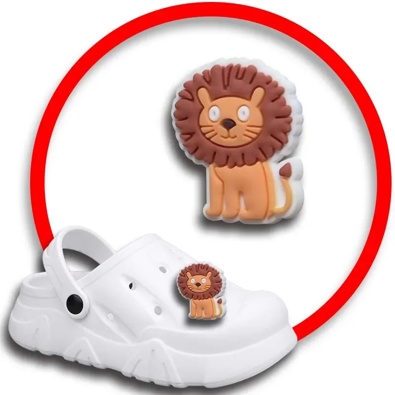 

Lion Snake Shoe Charms for Crocs Sandals Women Clogs Pins Shoe Decorations Accessory Men Badges Girls Kids Shoes Accessories