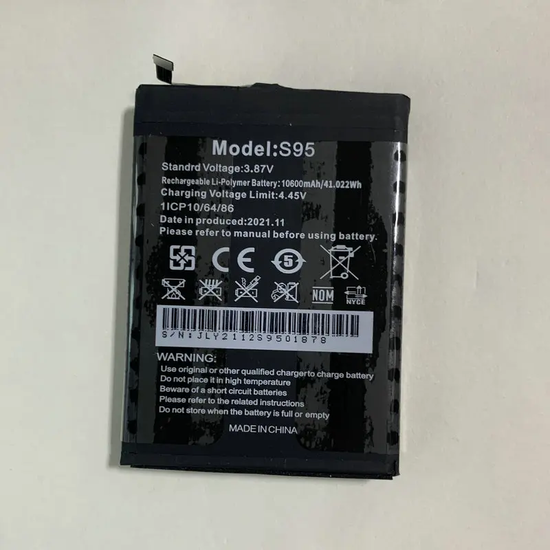 Battery for Oukitel WP16 Original Bateria 10600mAh Smartphone Accessories