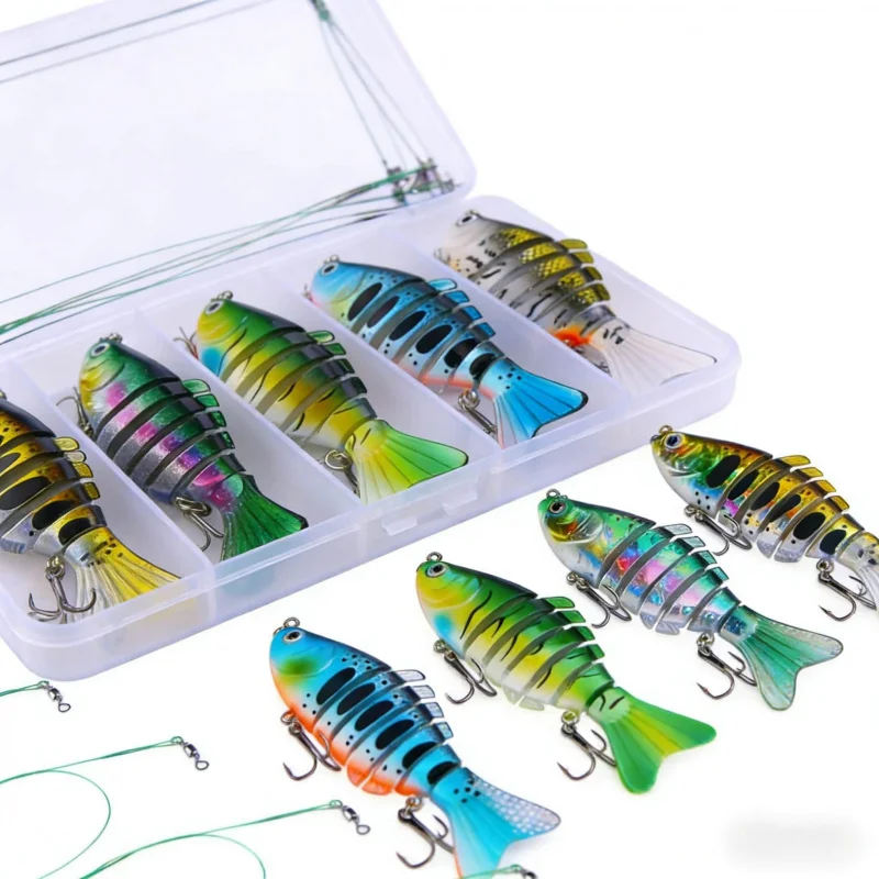 

Искусственная бионическая приманка 100 мм, 15.6 г, многосекционная, для ловли баса, змееголова, морской и пресноводной рыбалки, специальная бионическая приманка