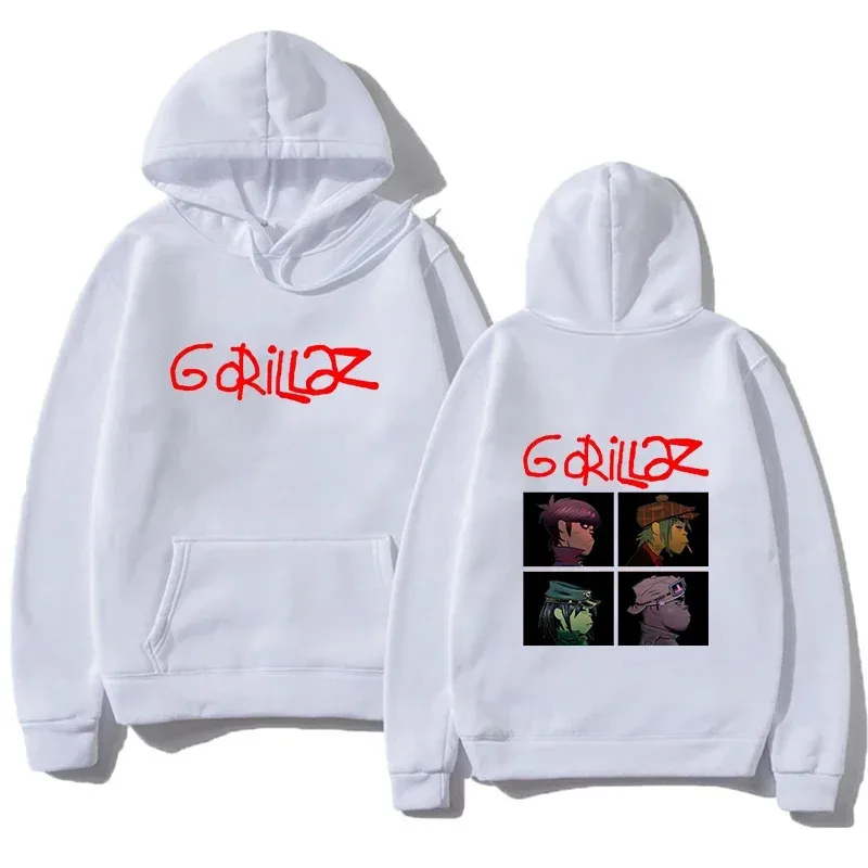 Spring Rock Print Hoodies Musik Band Sänger Grafikdruck Sweatshirts für Fans Casual Unisex Herbst Winter Fleece Top