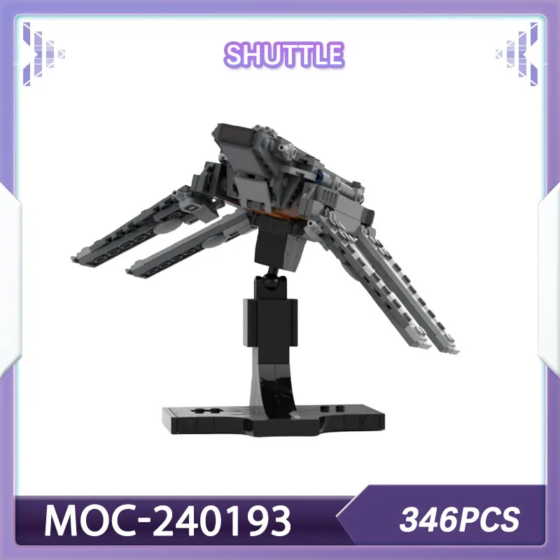 مجموعة مكعبات البناء مكوك الفضاء MOC-240193 حرب الفضاء الكبار الطوب الخيال العلمي الحرب العسكرية سفينة الفضاء نموذج عيد الميلاد #1