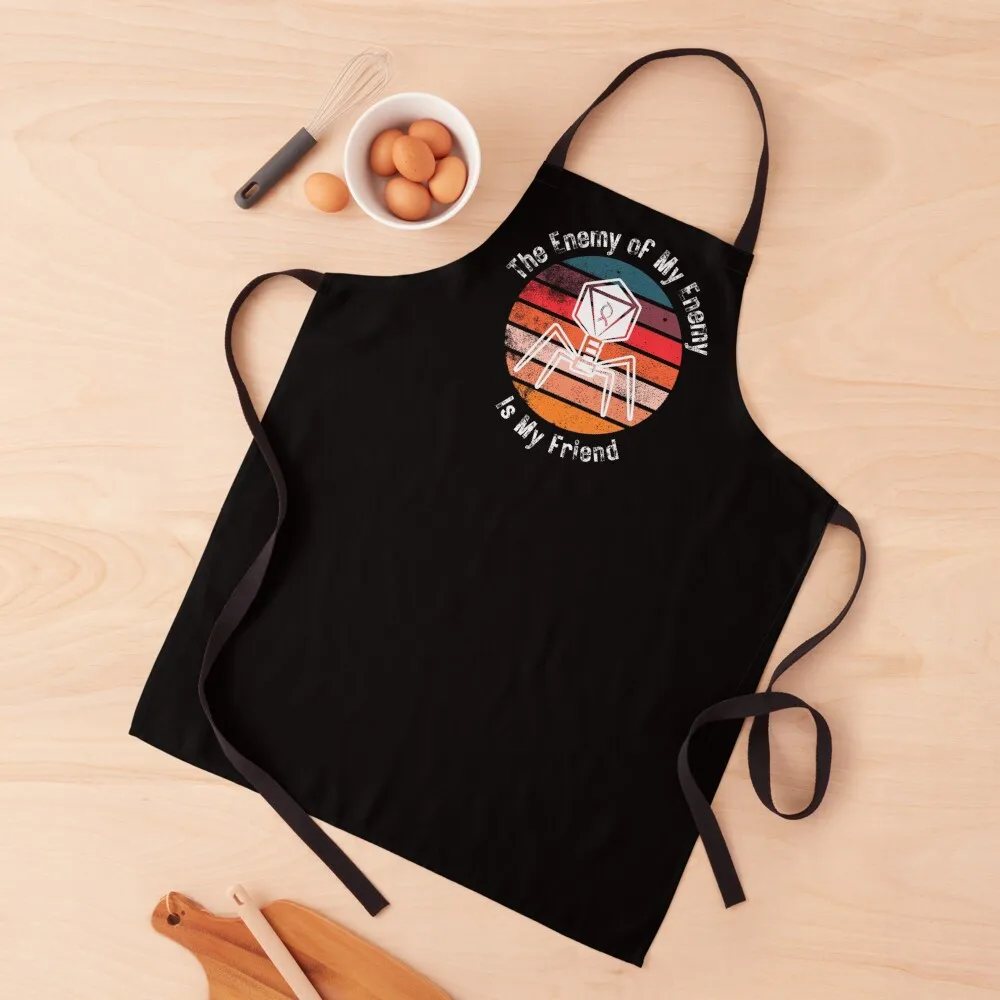 

The enemy of my enemy is my friend Apron For Cosmetologist men Kitchen Utensils chefs Apron
