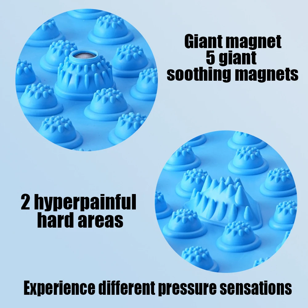 TPE Magnetyczna podkładka do masażu stóp Akupresura Mata do jogi Deska do masażu palców Relaksacja mięśni Narzędzie do pielęgnacji stóp Masaż akupunkturowy