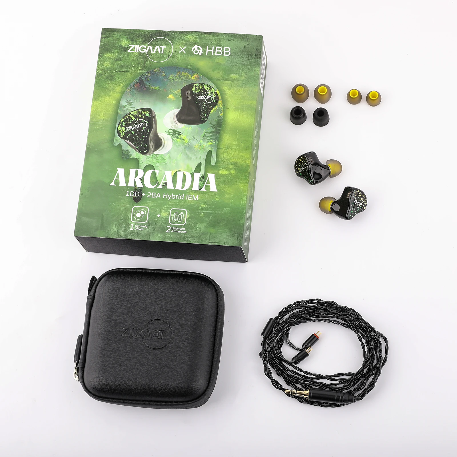 Linsoul ZiiGaat x HBB Arcadia 10 mm Topologie-Membran + Knowles 29689 + Knowles 33518 Treiber Hybrid IEM Hifi-Kopfhörer Kabelgebundene Ohrhörer – Detail 7