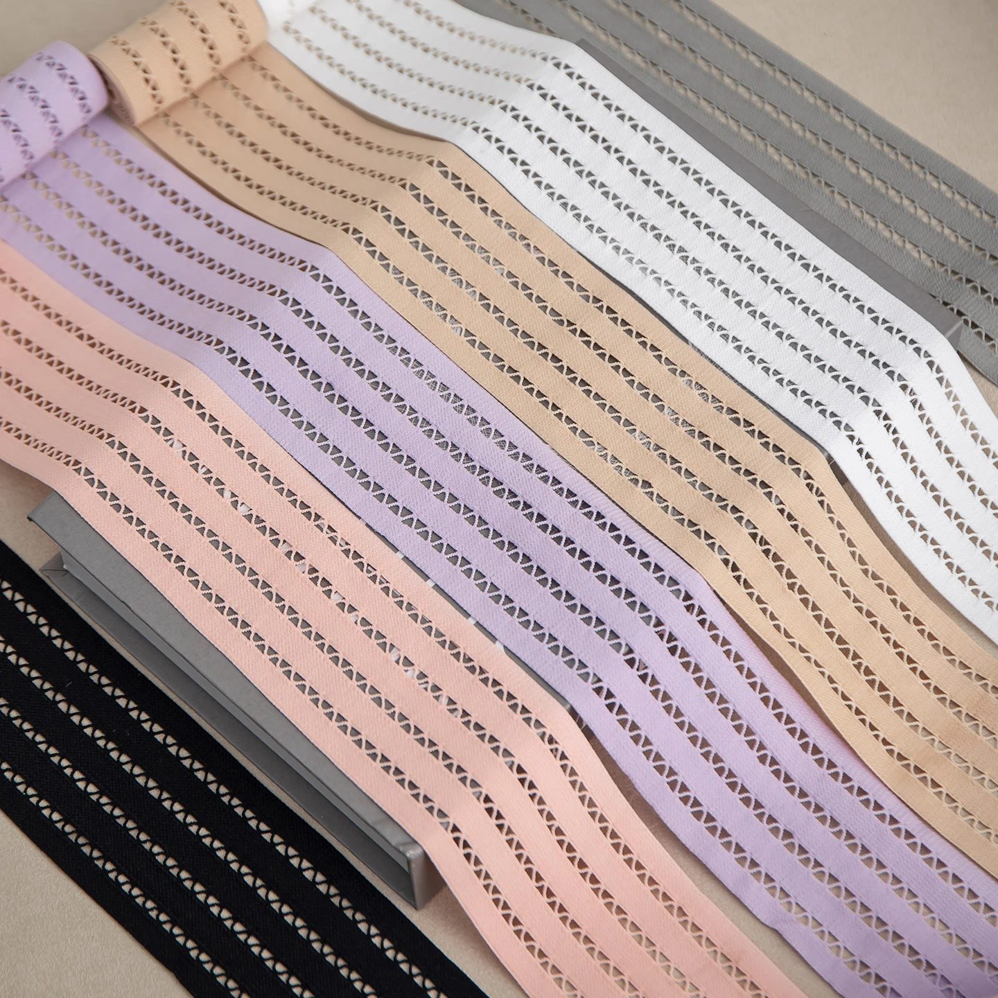 Elastic Waistband Strips for Skirts And Pants Side Hollow out Design Wide Loose Belt DIY Sewing Accessories Nylon Material