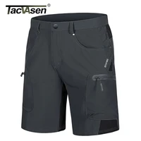 TACVASEN Pantalones cortos ligeros para hombre senderismo pesca al aire libre múltiples bolsillos secado rápido verano trabajo cargo