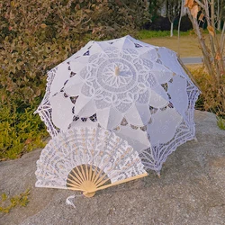 Carnival Day Gothic New Size Handmade Battenburg Lace Parasol for Wedding Tea Party Photo Shoot