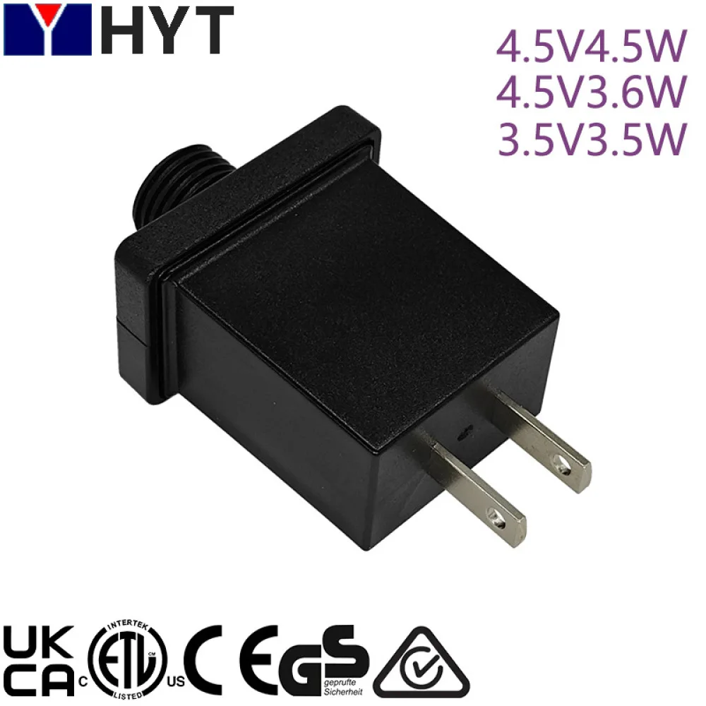Compact Waterproof Power Supply For HYT LED Lamps IP44 ETL Transformer Adapter For Indoor Outdoor Decorative String Lights