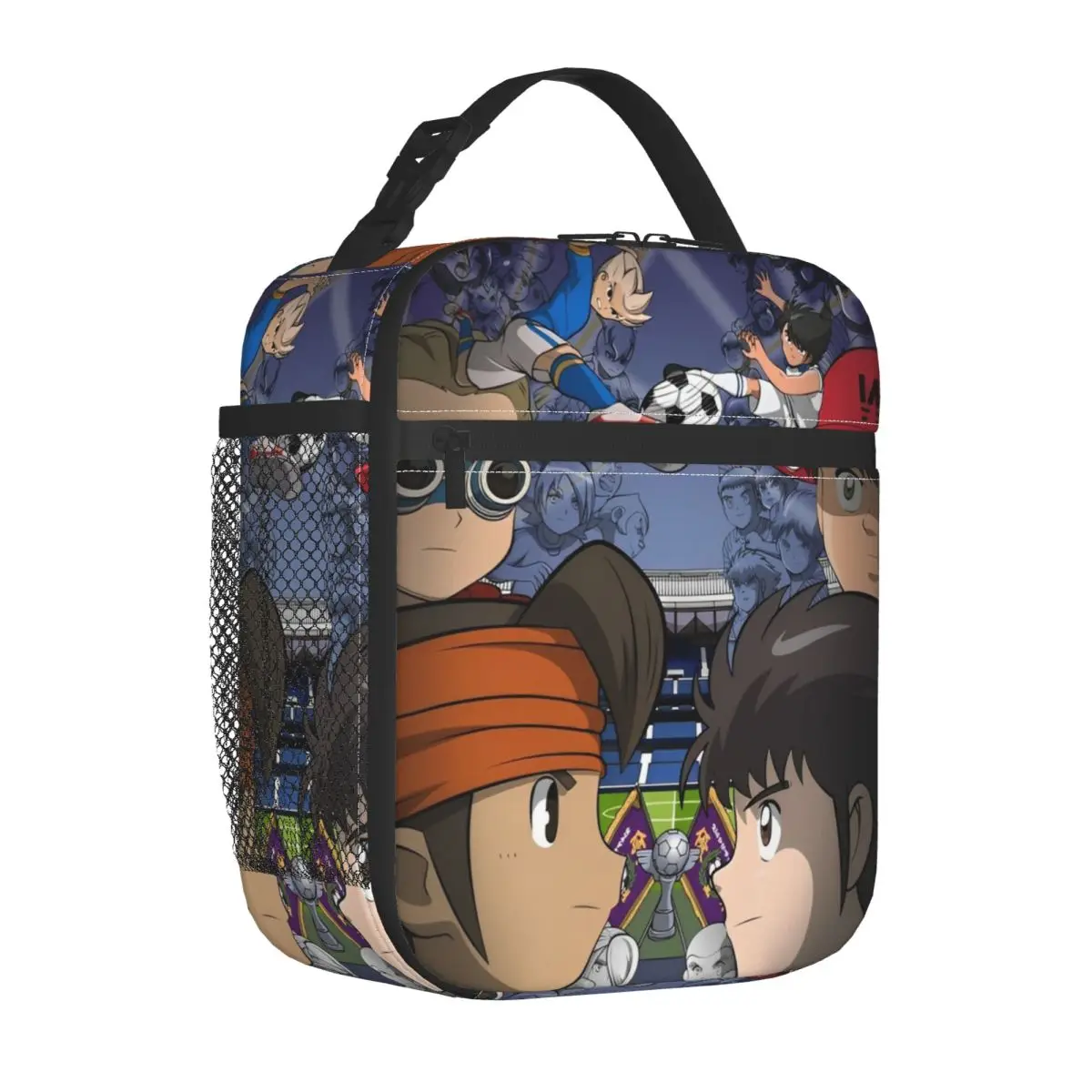 حقيبة تبريد معزولة للغداء من Inazuma Eleven حاوية الغداء لعبة فيديو لعبة رياضية صندوق غداء مانع للتسرب حقيبة تخزين المواد الغذائية #2