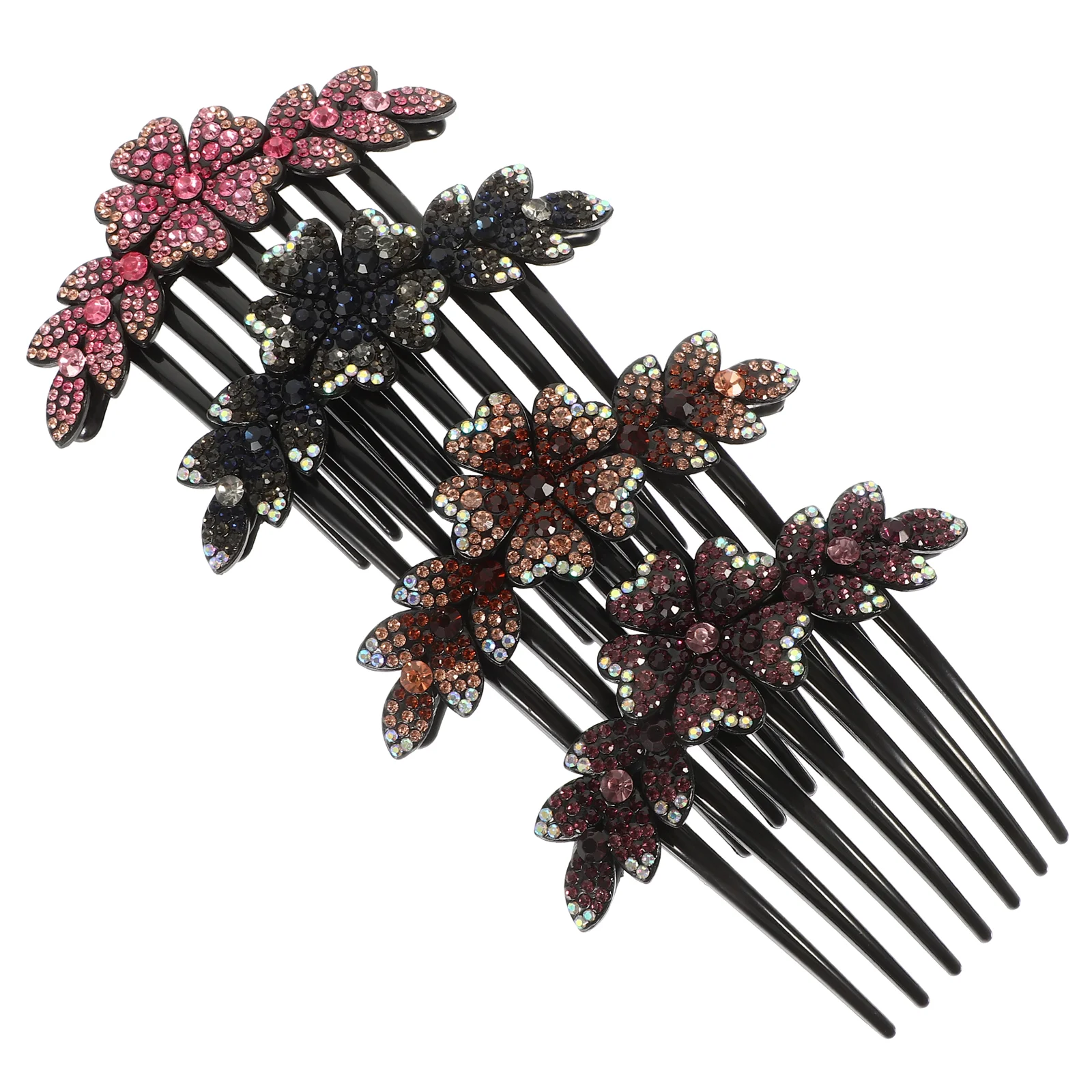 4 Pcs Wedding Hair Accessories Comb for Broken Clips Combs Korean Version Headband Women Miss