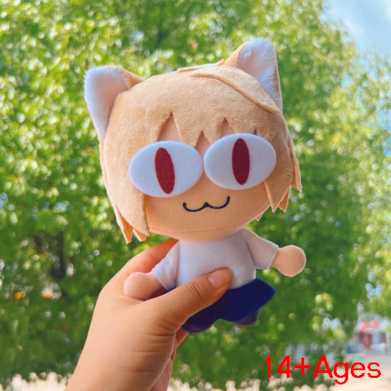 Anime Tsukihime Neco Arc Cosplay Doll Q Version Plush Cotton Doll Adult Collection Room Decoration