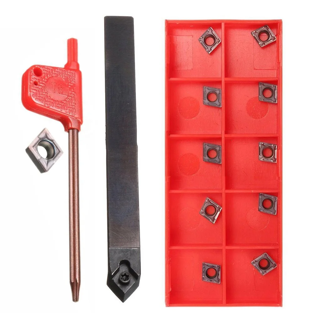 

SCMCN1010H06 Держатель токарного станка с хвостовиком 10 мм Расточная оправка Токарный станок с ЧПУ Металлические держатели токарных стержней CCMT060204 Вставки