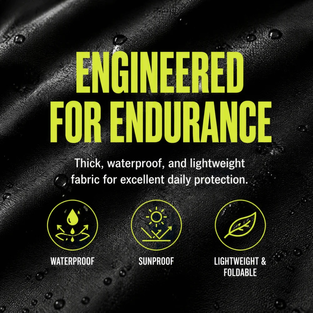 Waterproof Motorcycle Front Fairing Cover Dustproof Weather Resistant Electric Scooter Head Shield Protector Long Lasting