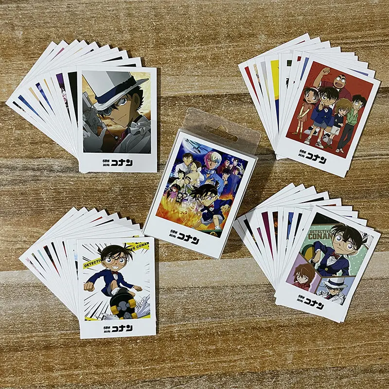 Detective Conan Anime Cards 40PCS/Set Jimmy Kudo LOMO Card Self Made Paper Card Photocard Fans Collection Exquisite Postcard