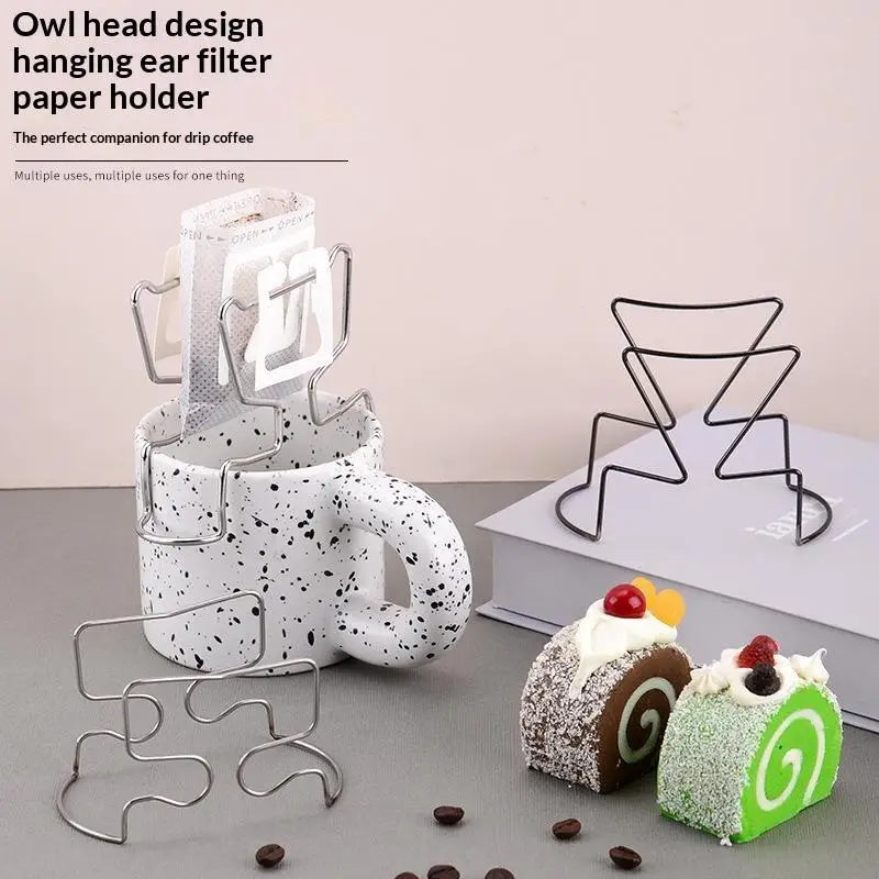 Coffee Filter Paper Holder Stainless Steel Lightweight Portable Dripper Basket Perfect Gift for Coffee Lovers Home Use