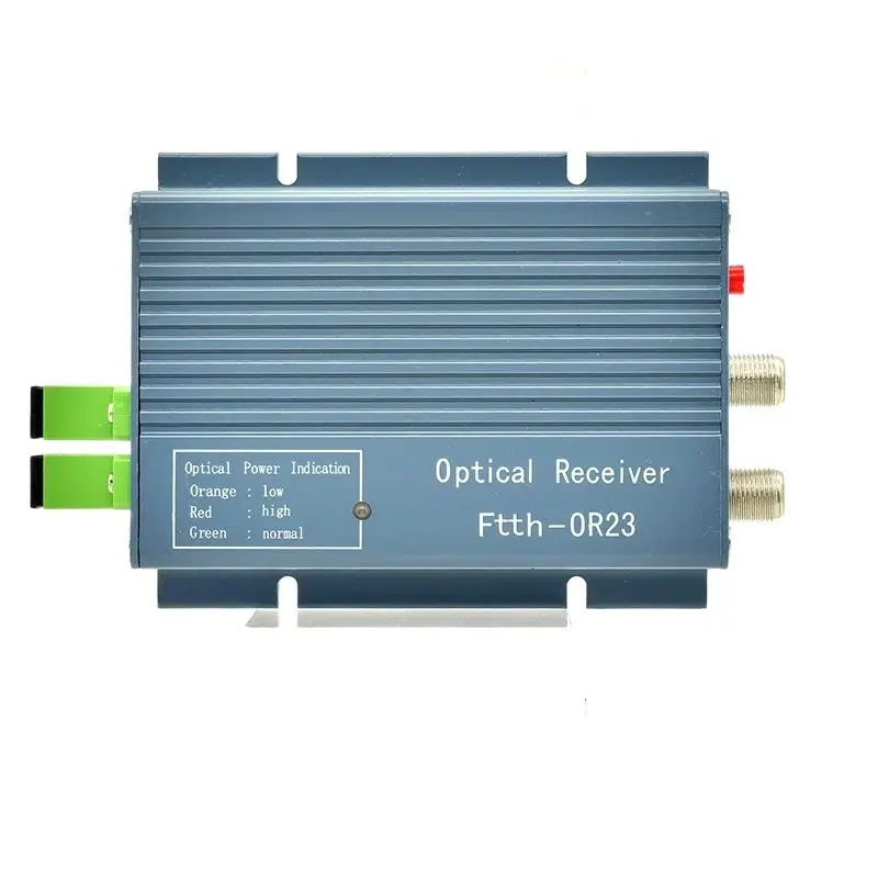 

Ftth CATV Optical Receiver 1550nm Mini Node With AGC WDM 2Output Power 78~84dBuV Fiber Optic Equipment Receiver US Power Supply