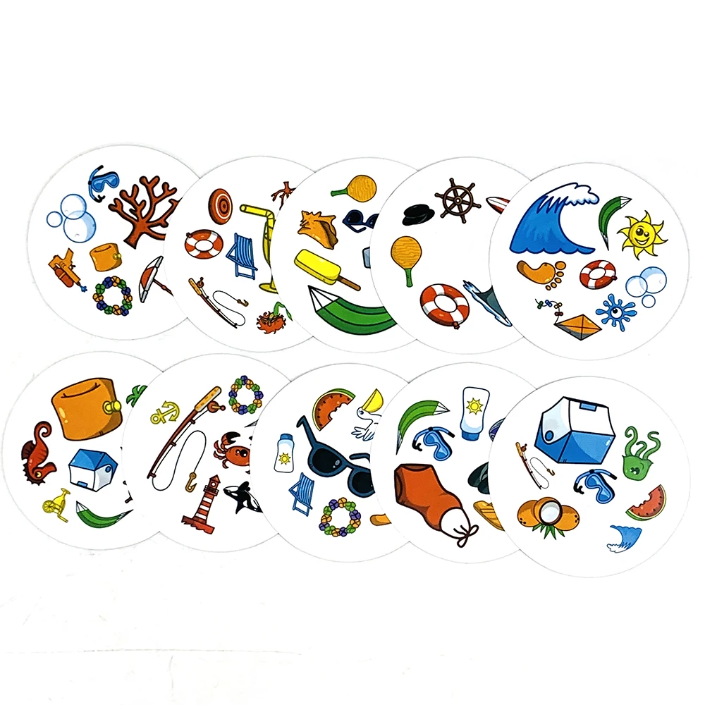 لعبة بطاقة صندوق حديد مستدير، لعبة عائلية متعددة اللاعبين، لعبة لوحية، لعبة تخييم، هدايا الهالوين وعيد الميلاد