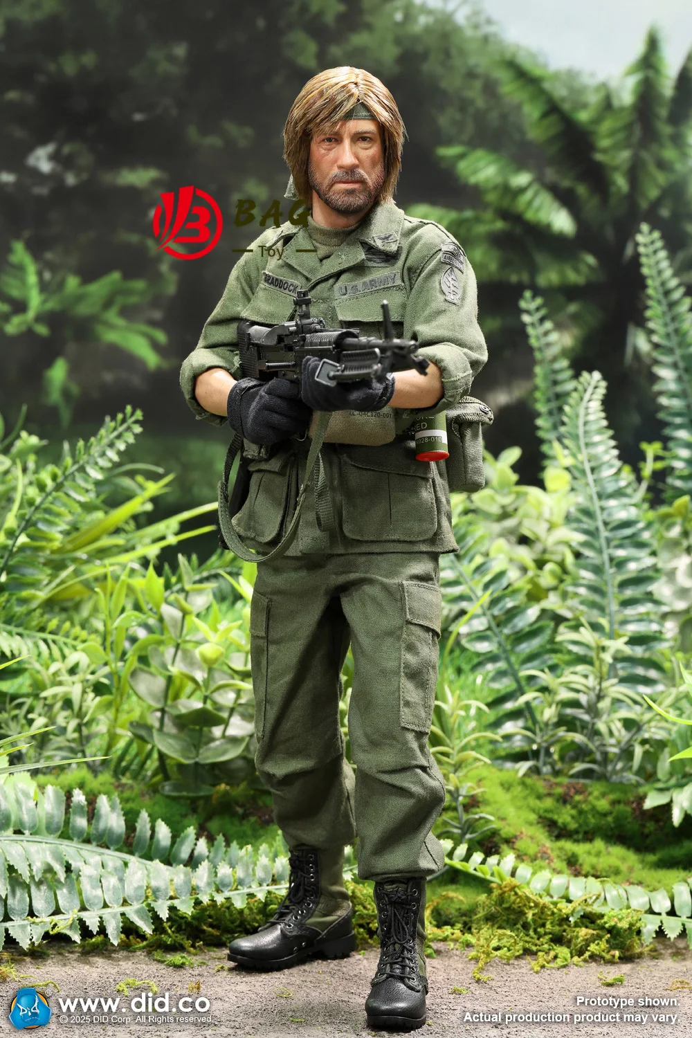 DID V80184 1/6 مجسمات الأكشن نموذج حرب فيتنام الجيش الأمريكي العقيد جيمس مور قطع الغيار الجديدة #3