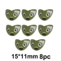 15mm 11mm 8pc green