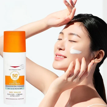 50ml oil control refreshing and sun proof SPF50+sensitive and gentle skin isolation milk…