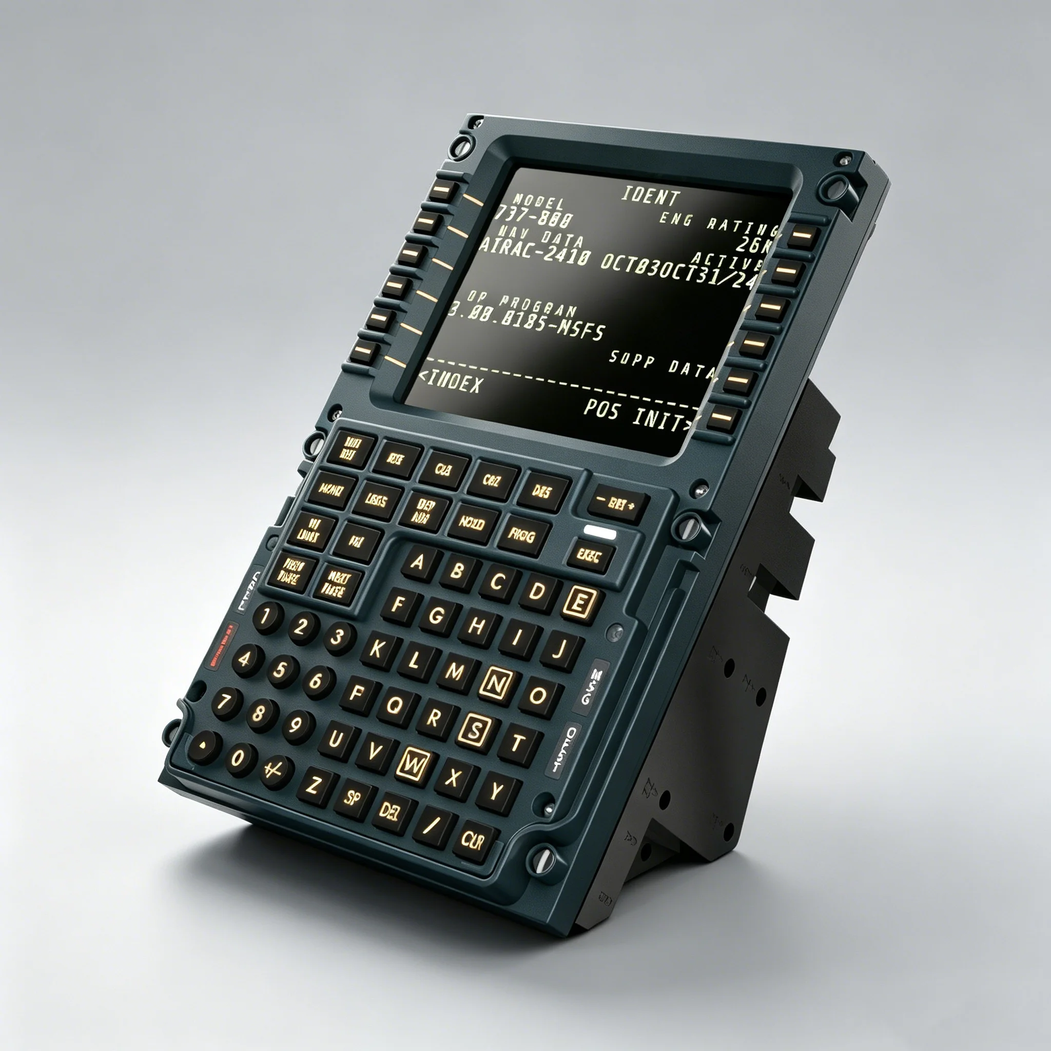 WINWING Flight Simulator CDU PMDG Zibo Civil Aviation Control Panel Boeing 737 PFP 3N Suitable for X-Plane MSFS