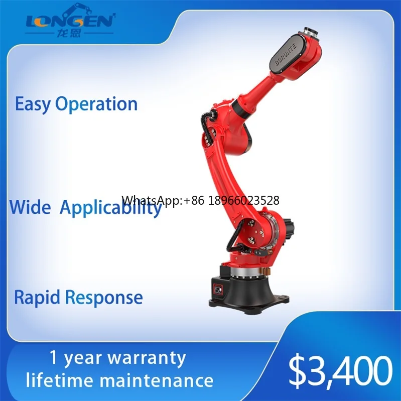 BORUNTE  20KG Universal 6 axis industrial Robot Arm for Spraying ,Handling ,Palletizing and welding