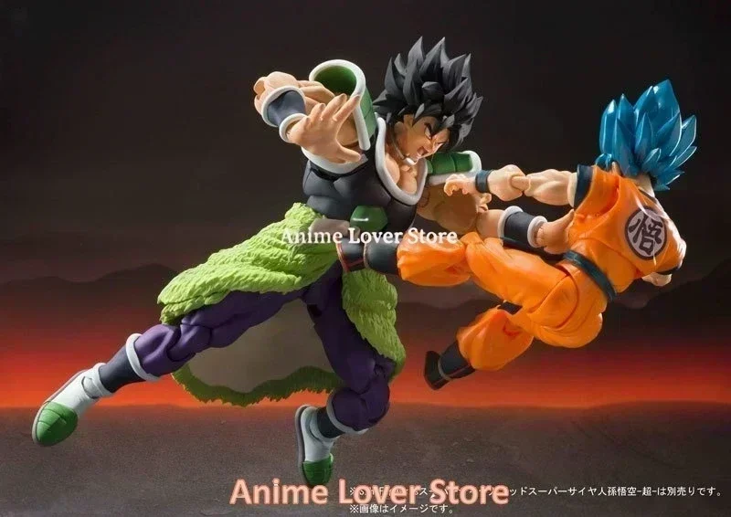 لعبة شخصيات الحركة الأصلية لعام 100% من بانداي SHFiguarts SHF دراغون بول برولي سون جوكو جوجيتا سوبر سايان أنيمي #3