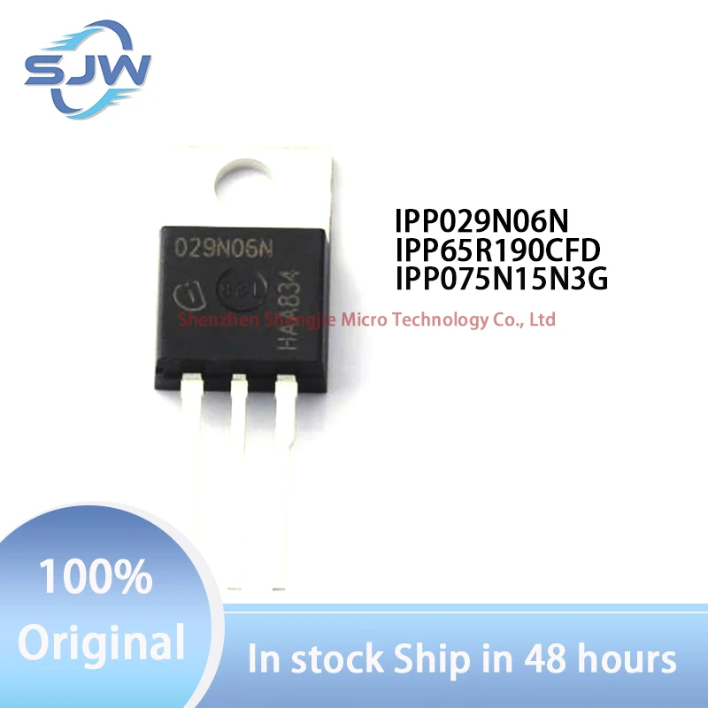 

IPP029N06N IPP65R190CFD IPP075N15N3G encapsulation TO-220-3 Field effect transistor (MOSFET)