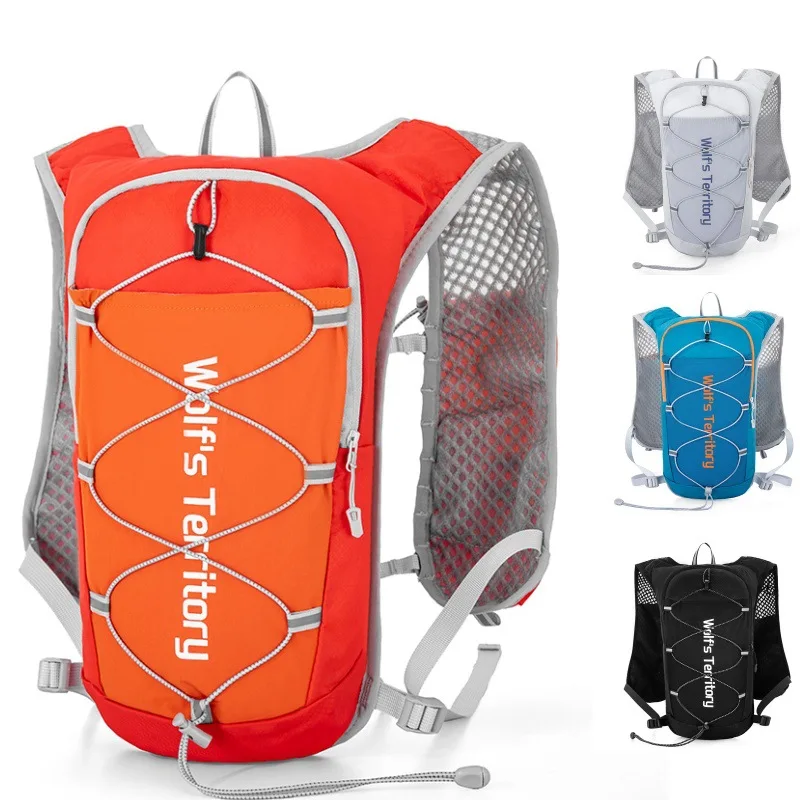 Running sports marathon backpack ultra light nylon light weight hiking portable water bag cross-country backpack