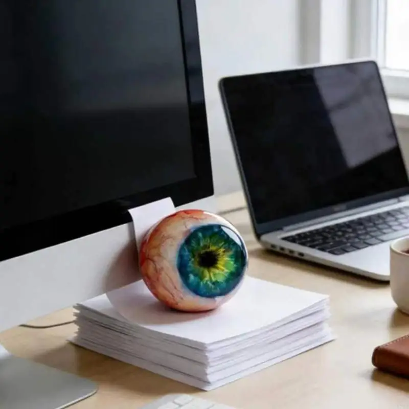 Scary Realistic Eyeballs Ornament Realistic Monsters Eye Decors Horrific Gothic Eyeballs Sculpture for Home Party Decors 87HA
