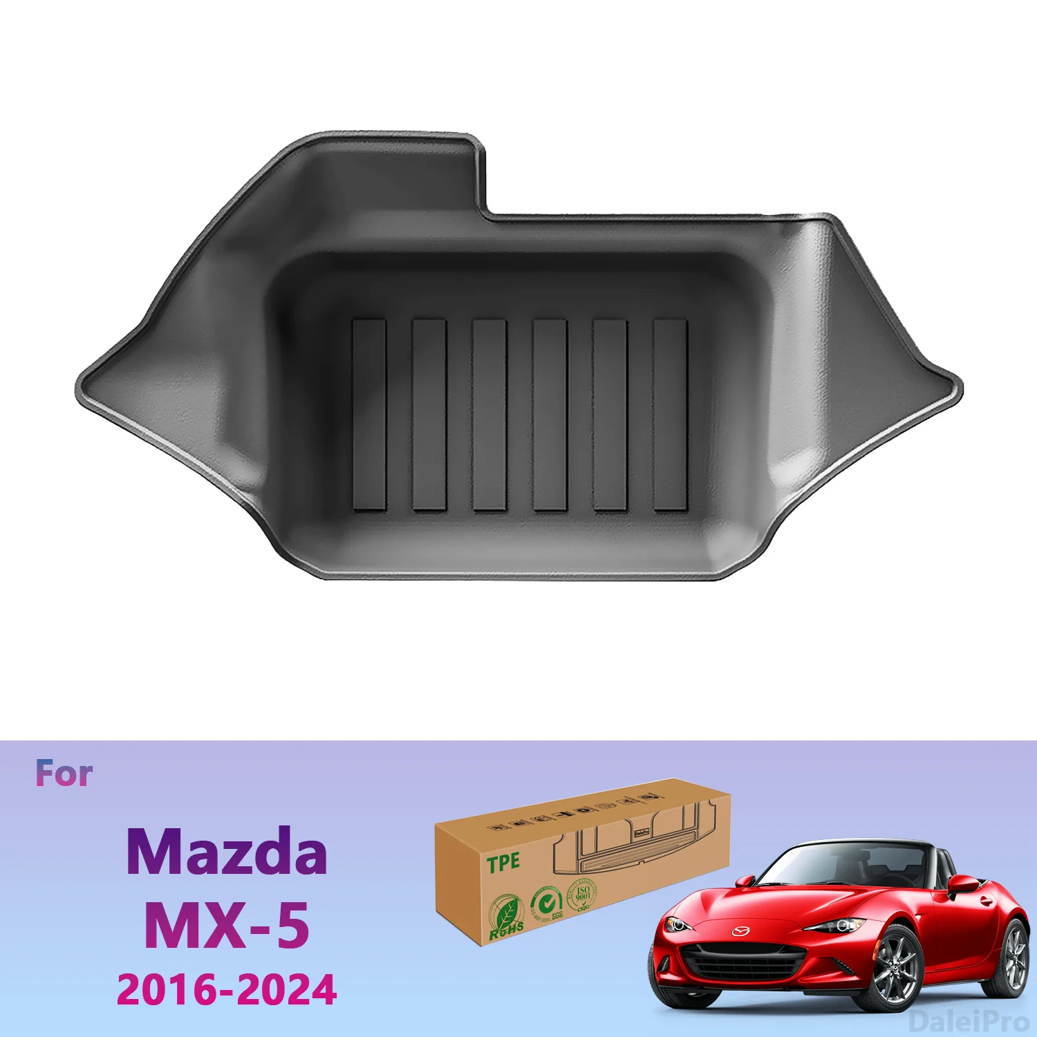 

For Mazda MX5 MX-5 Miata Eunos Roadster 2016-2024 Car Rear Trunk Mats Cargo Liner All Weather Waterproof Trunk Cover Accessories