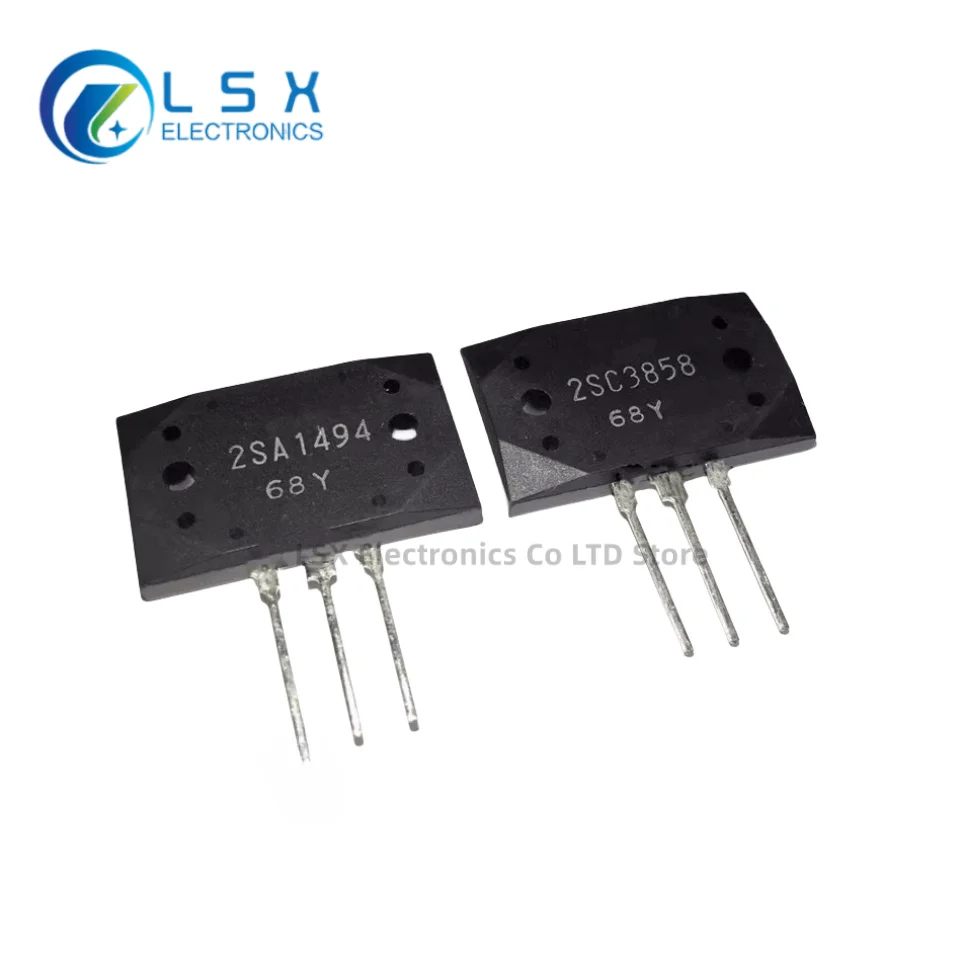 10PCS/5pairs 2SC3858 2SA1494 3858 1494 Amplifier Pair Tube C3858 Sanken High Power Audiophile Audio Brand New Original