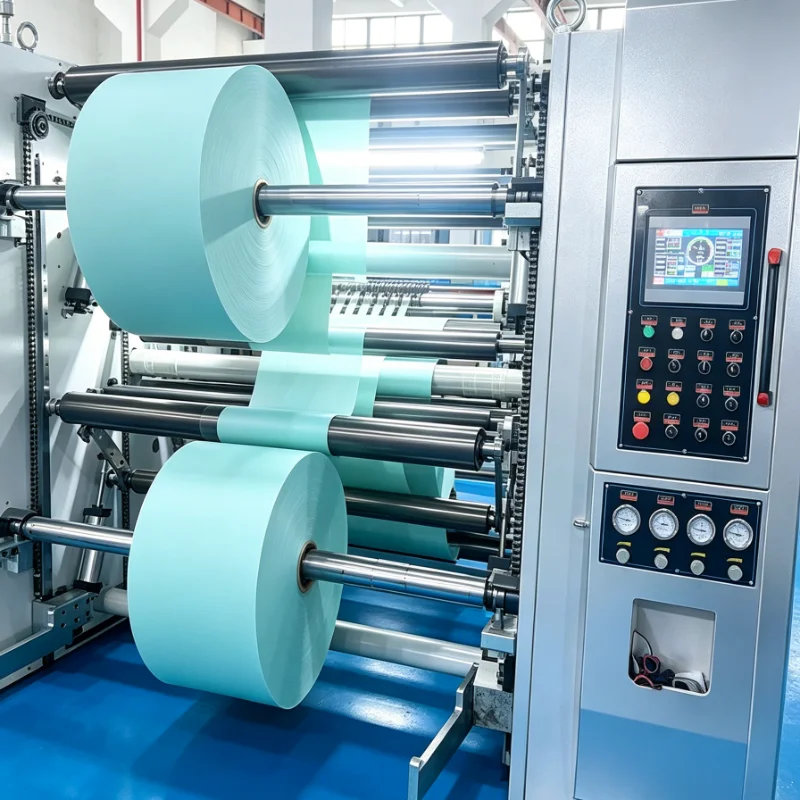 Customized Paper Roll Slitter Rewinder High Efficiency Duplex Design For Packaging Material Converting Work