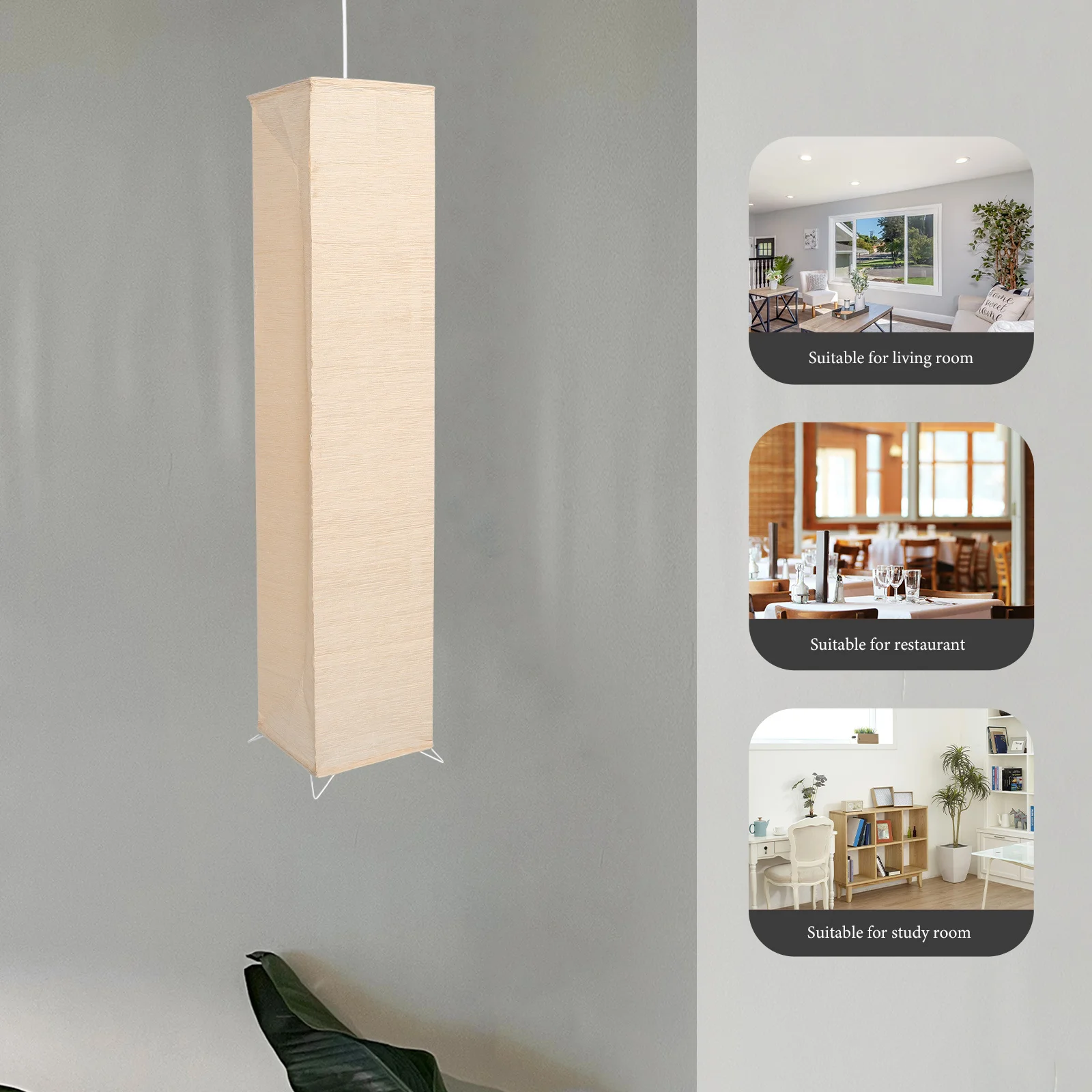 Paper Floor Lamp Shade Foldable Modern Minimalist Lightweight Standing Lamp Cover For Living Room Bedroom Soft Light Decor