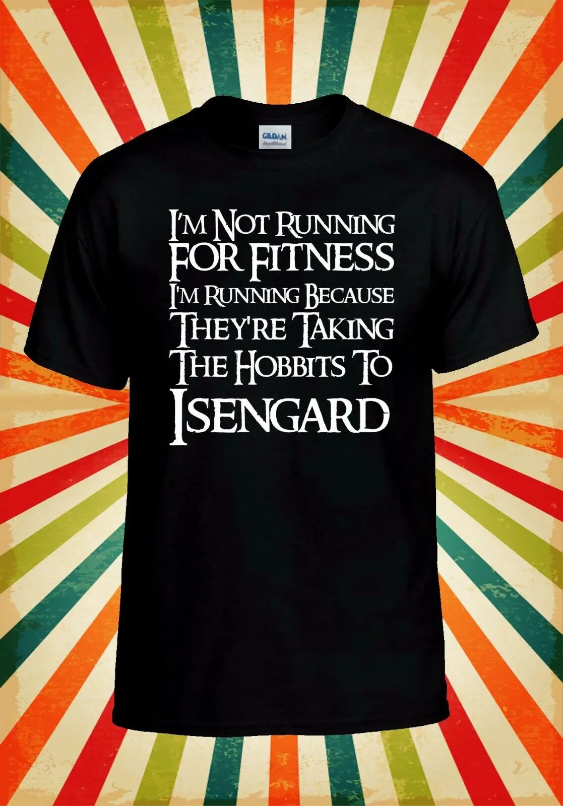 I m Not Running Isengard Cool Funny Vest T Shirt 2609