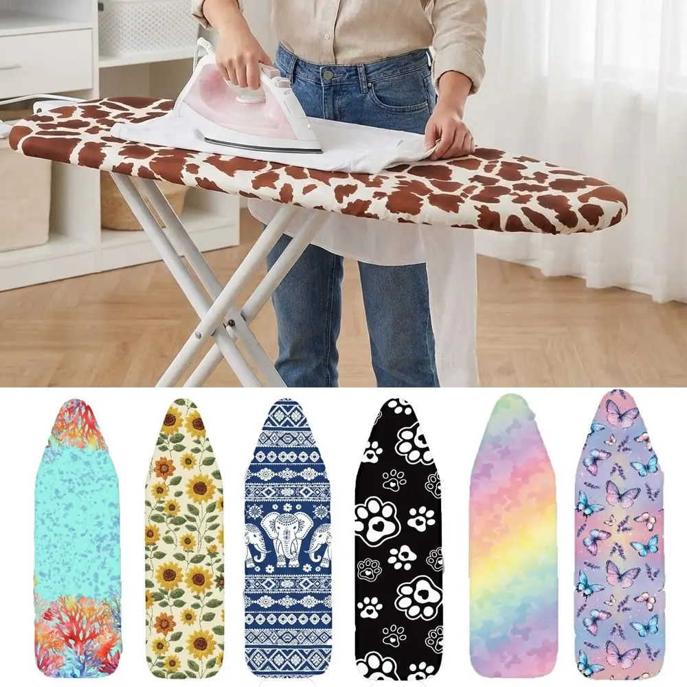 Durable Ironing Board Cover Thickened Heat-resistant Ironing Board Pad Printed Elastic Universal Cover Laundry Supplies
