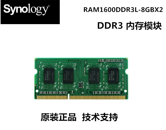 Synology DDR3 memory module RAM1600DDR3L-8GBX2 New Single Server