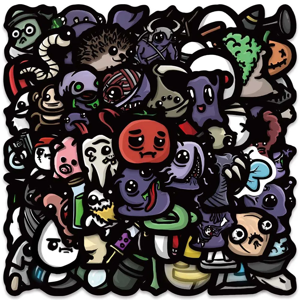 63 dark edge funny game potato brothers graffiti stickers suitcase skateboard mobile phone DIY decorative stickers