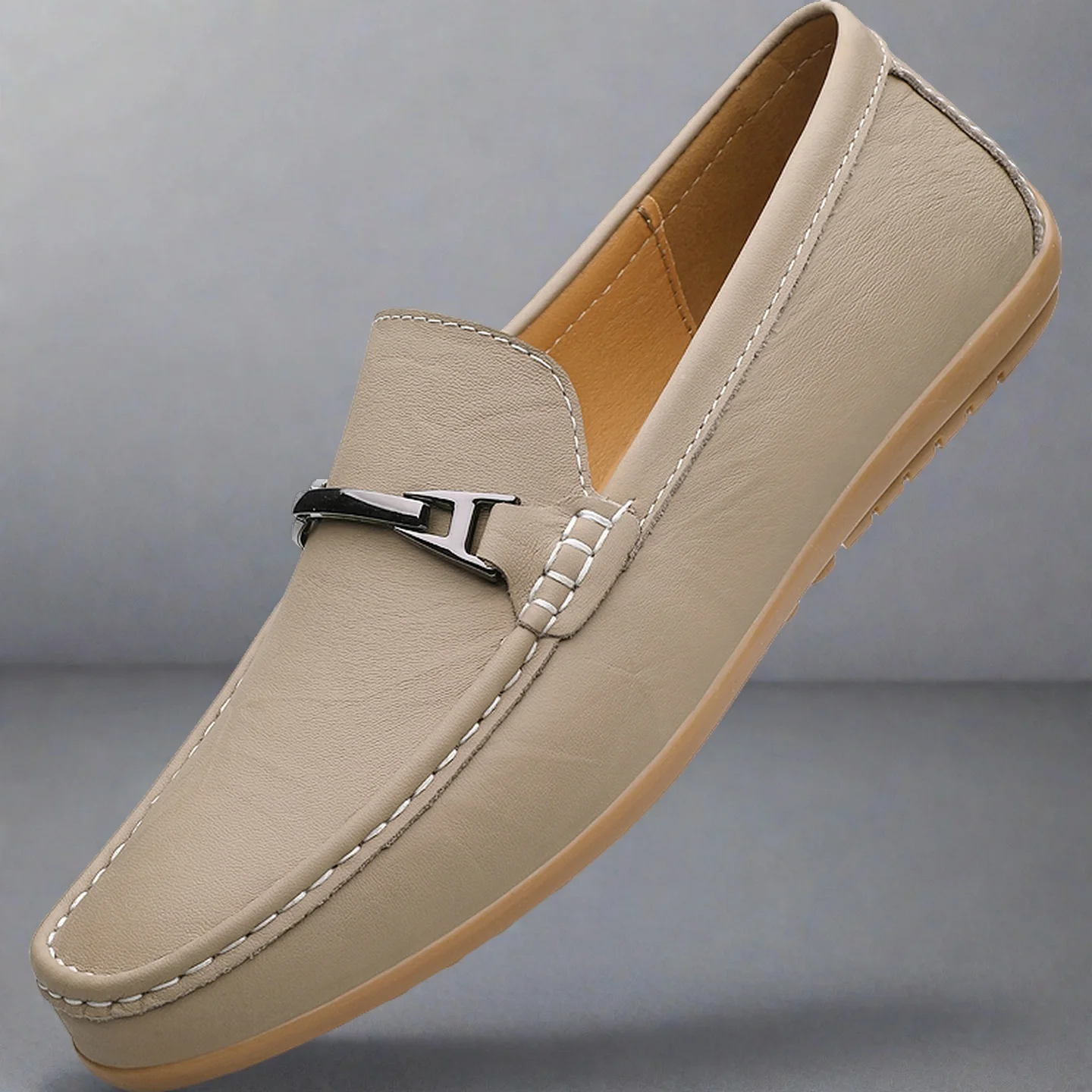 High Quality Men's Comfortable Foot Covers, Anti Slip Casual Loafers 2026 Fashionable Brand New Outdoor Soft Soled Driving Shoes