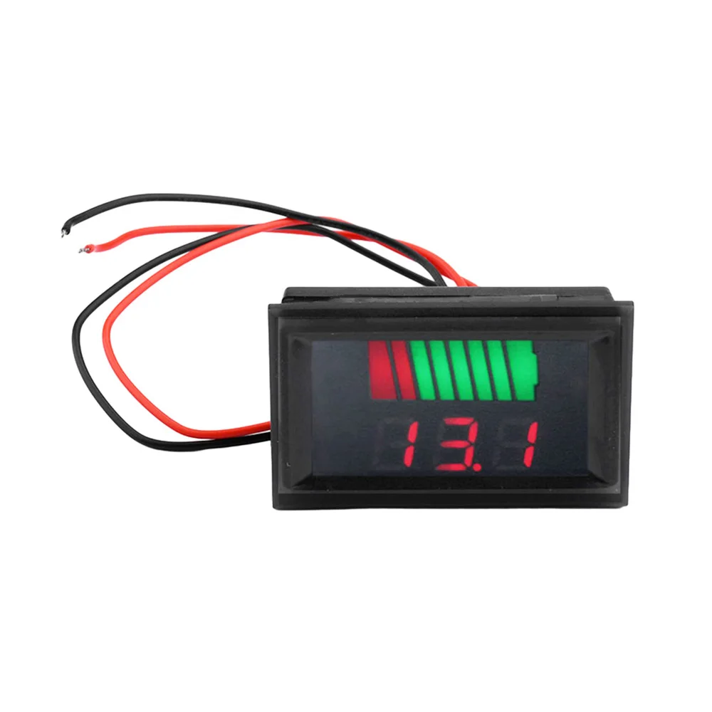 Battery Charge Level Indicator 12V 24V 36V 48V 60V 72V lead-acid batteries Capacity Meter Tester Display LED Tester Voltmeter